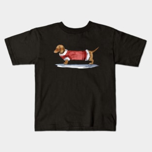 Tan Dachshund Kids T-Shirt